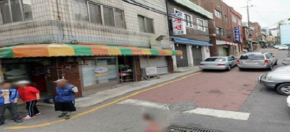 보행자 중심 인도설치