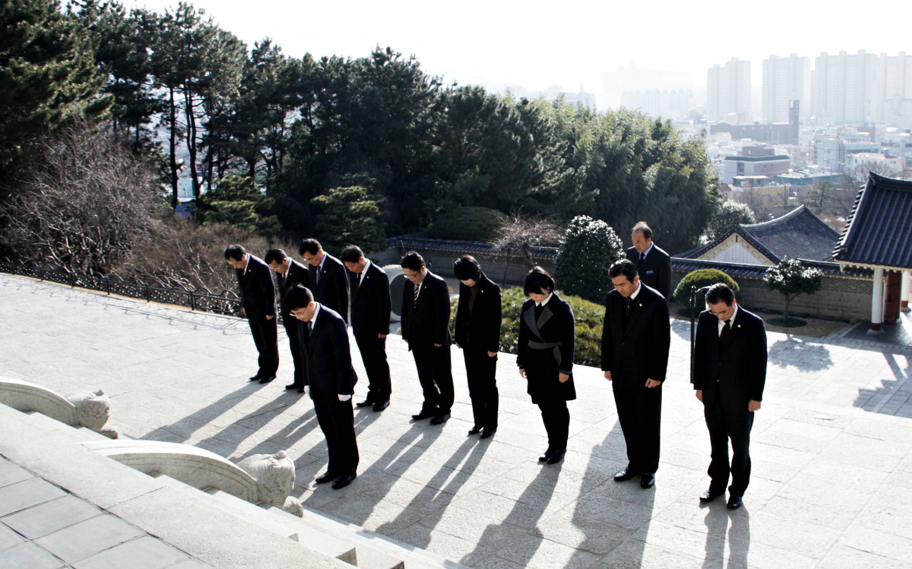 2013년 충렬사 신년참배