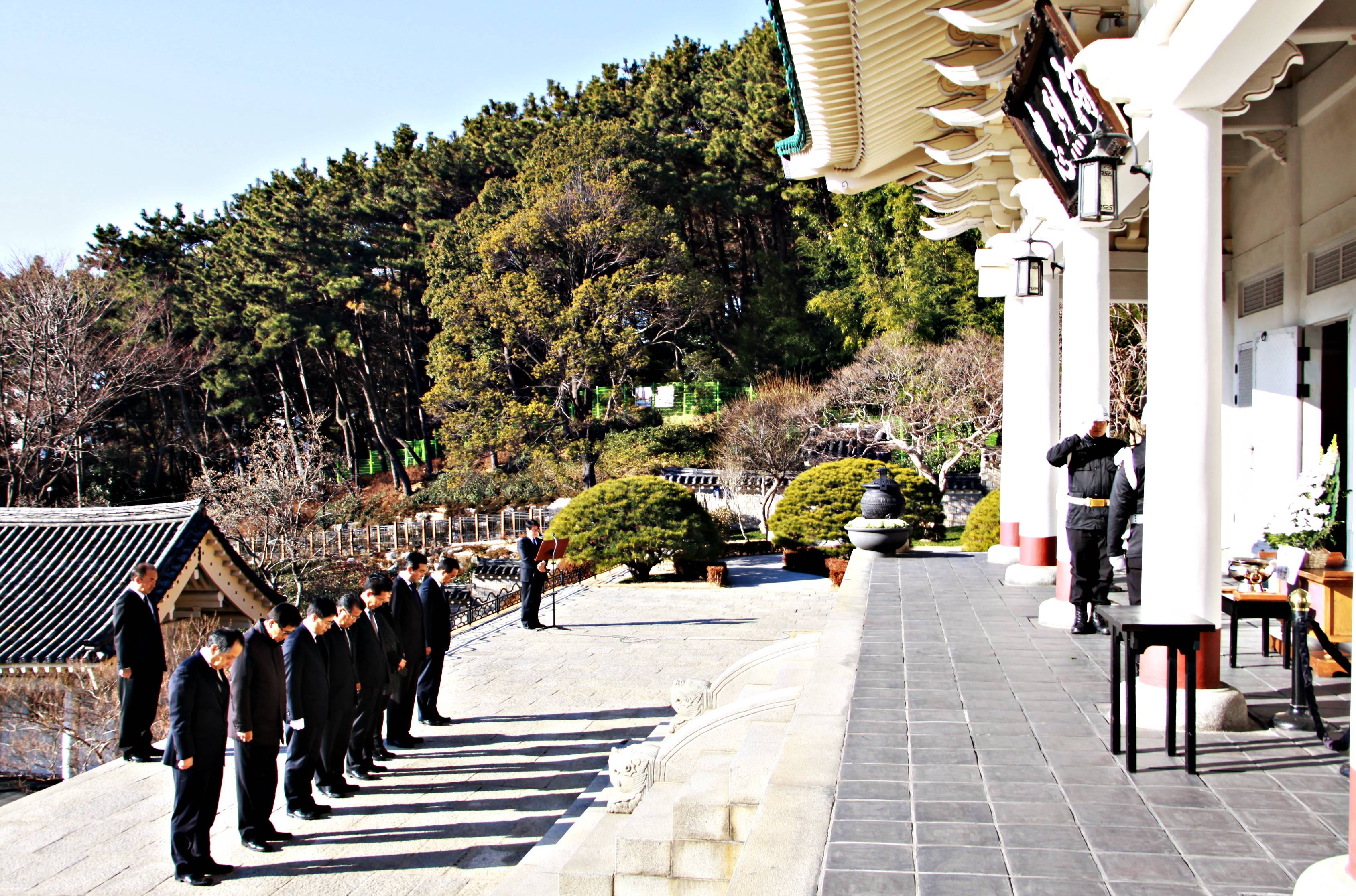 2014년 충렬사 신년참배