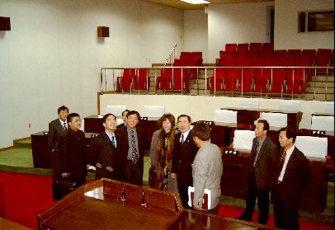 중국 하문시 사명구 대표단 방문(2002.11.22)