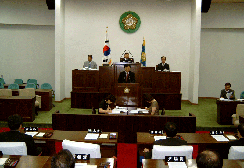 의장 당선인사 ▷ 박춘길 후반기 의장