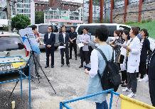 금샘도서관(공영주차장 포함) 건립 현장방문