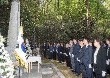 제64주년 4.19혁명 기념 신정융 열사 추모 행사