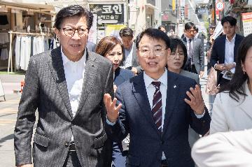 부산대 자율상권구역 현장 방문