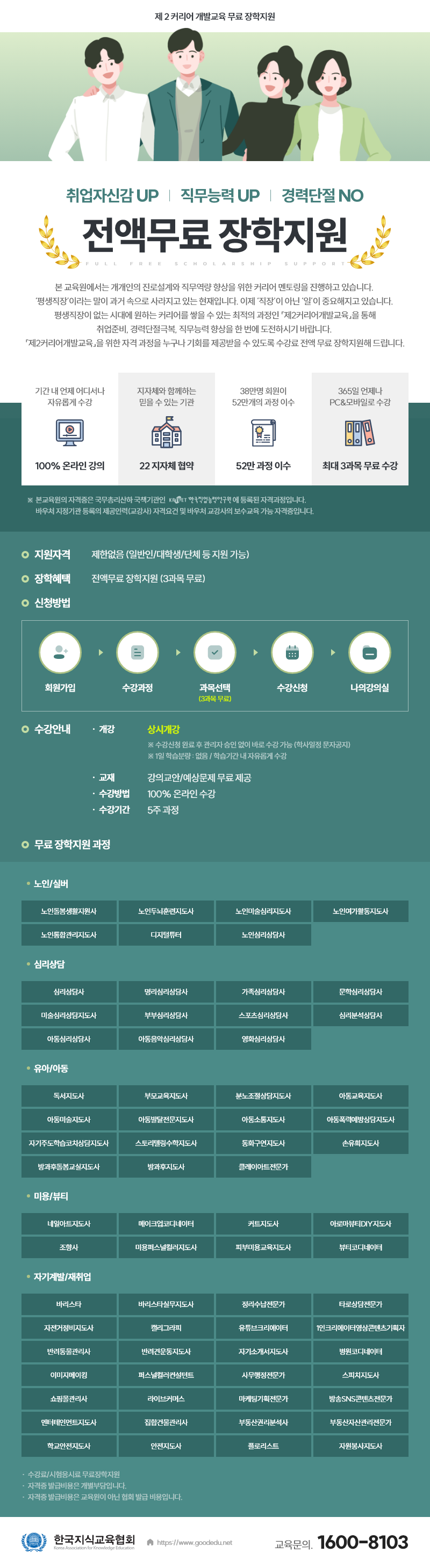 【지역주민 무료장학지원】제2커리어개발교육 게시물의 첨부 이미지 1