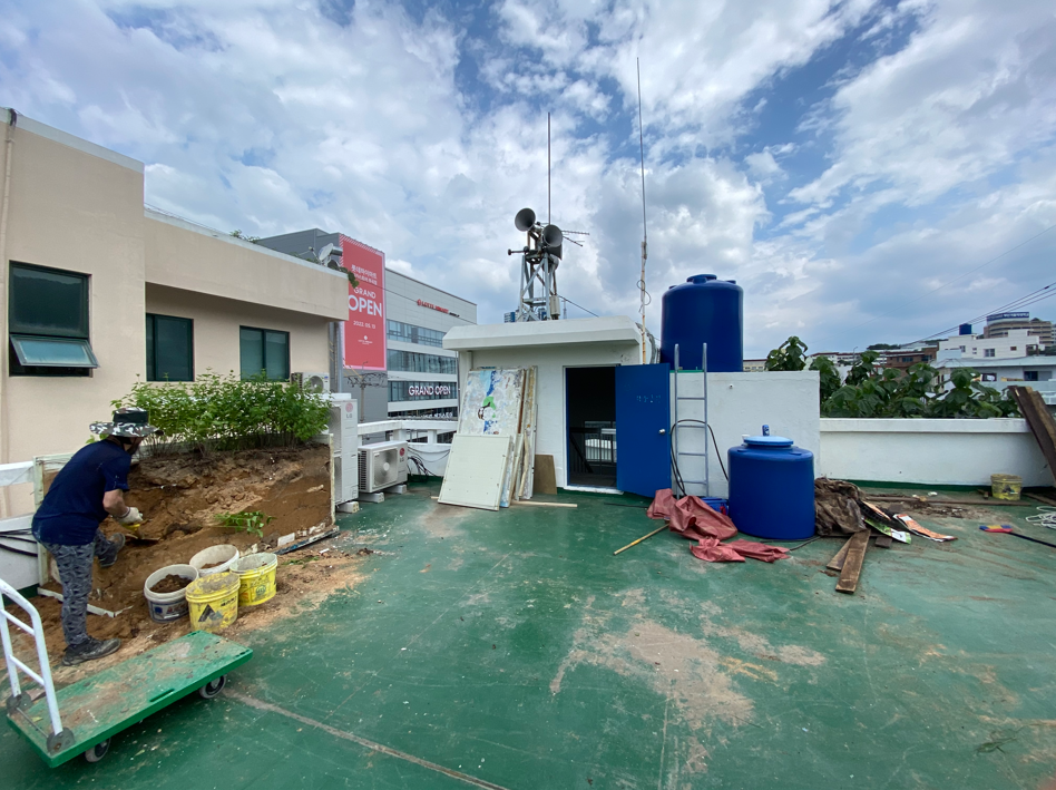 기찰이네 옥상 공원 정비 3